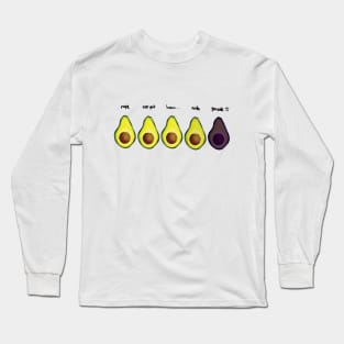 Timeline of Avocado Long Sleeve T-Shirt